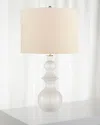 Visual Comfort Signature Saxon Large Table Lamp In White