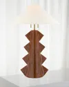 Visual Comfort Signature Senso Large Table Lamp By Kelly Wearstler In Red