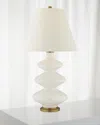 Visual Comfort Signature Smith Medium Table Lamp By Christopher Spitzmiller In Red