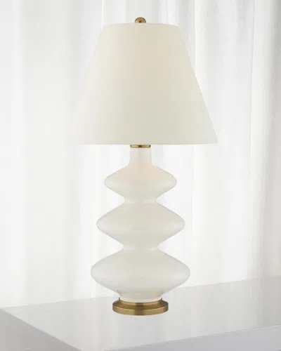 Visual Comfort Signature Smith Medium Table Lamp By Christopher Spitzmiller In Red