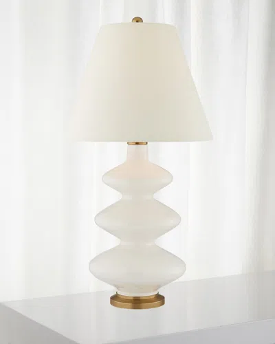 Visual Comfort Signature Smith Medium Table Lamp By Christopher Spitzmiller In Ivory