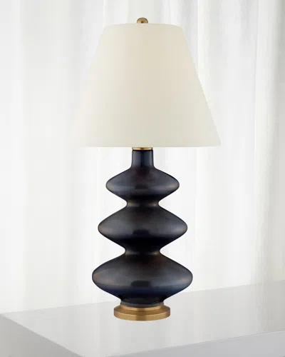 Visual Comfort Signature Smith Medium Table Lamp By Christopher Spitzmiller In Navy