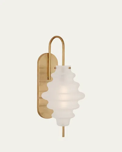 Visual Comfort Signature Tableau Large Sconce By Kelly Wearstler In Gold