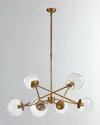 Visual Comfort Signature Turenne Large Dynamic Chandelier By Aerin In Antique Brass