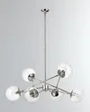 Visual Comfort Signature Turenne Large Dynamic Chandelier By Aerin In Silver