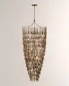 Visual Comfort Signature Vacarro Tall Cascading Chandelier By Julie Neill In Bronze