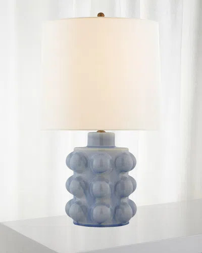 Visual Comfort Signature Vedra Medium Table Lamp By Aerin In Blue