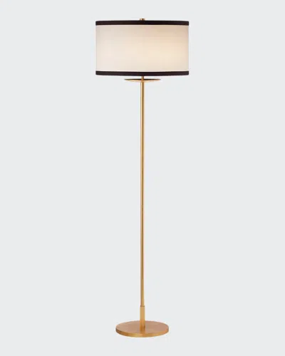 Visual Comfort Signature Walker Medium Floor Lamp In Gold