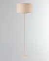 Visual Comfort Signature Walker Medium Floor Lamp In Light Cream