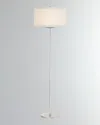 Visual Comfort Signature Walker Medium Floor Lamp In Silver