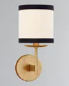 Visual Comfort Signature Walker Small Sconce In Burn Slv Leaf