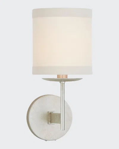 Visual Comfort Signature Walker Small Sconce In Silver