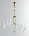 Visual Comfort Signature Wharton Chandelier By Aerin In Polished Nickel