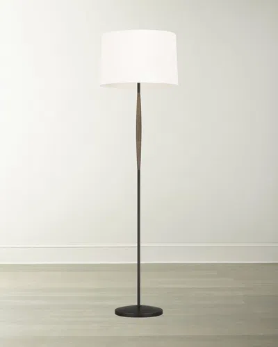 Visual Comfort Studio 1 - Light Floor Lamp Ferrelli By Ellen Degeneres In Weathered Wood