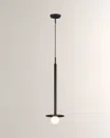 Visual Comfort Studio 1 - Light Long Pendant Nodes By Kelly Wearstler In Midnight Black