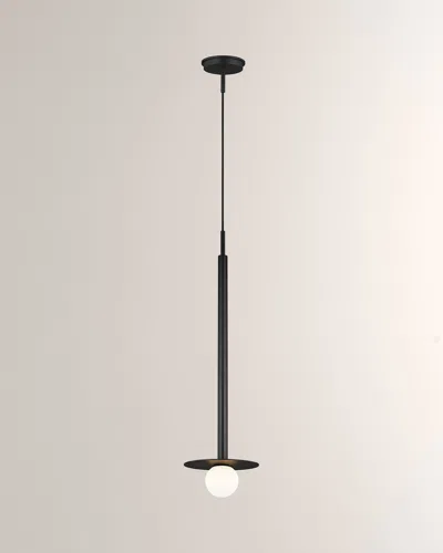 Visual Comfort Studio 1 - Light Long Pendant Nodes By Kelly Wearstler In Midnight Black