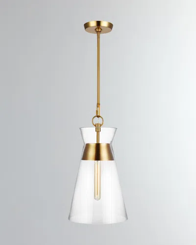 Visual Comfort Studio 1 - Light Pendant Atlantic By Chapman & Myers In Burnished Brass