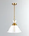 Visual Comfort Studio 1 - Light Pendant Atlantic By Chapman & Myers In Burnished Brass