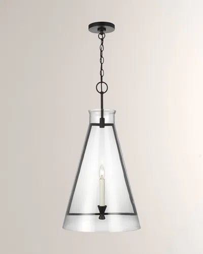 Visual Comfort Studio 1 - Light Pendant Keystone Aged Iron By Chapman & Myers