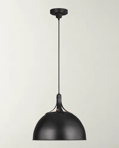 Visual Comfort Studio 1 - Light Pendant Logan By Thomas O'brien In Aged Iron