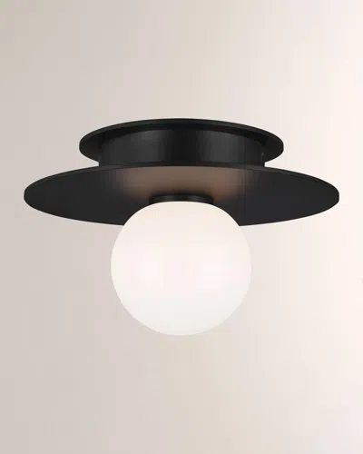 Visual Comfort Studio 1 - Light Small Flush Mount Nodes By Kelly Wearstler In Midnight Black