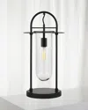 Visual Comfort Studio 1 - Light Table Lamp Nuance By Kelly Wearstler In Aged Iron