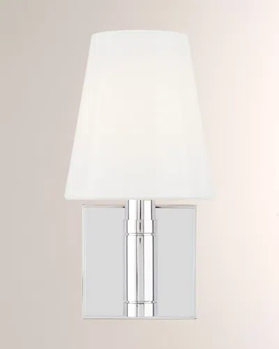 Visual Comfort Studio 1 - Light Wall Sconce Beckham Classic By Thomas O'brien In Polished Nickel