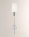 Visual Comfort Studio 1 - Light Wall Sconce Beckham Modern By Thomas O'brien In Polished Nickel