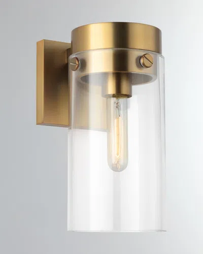 Visual Comfort Studio 1 - Light Wall Sconce Garrett By Chapman & Myers In Burnished Brass