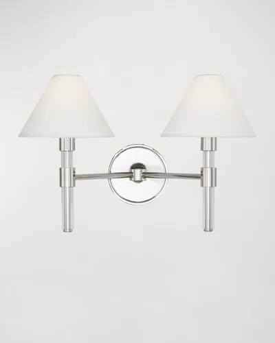 Visual Comfort Studio 2 - Light Vanity Robert By Lauren Ralph Lauren In Polished Nickel