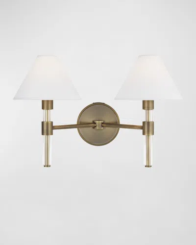 Visual Comfort Studio 2 - Light Vanity Robert By Lauren Ralph Lauren In Time Worn Brass