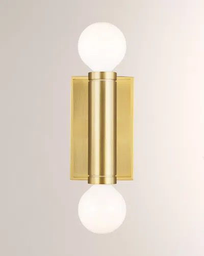 Visual Comfort Studio 2 - Light Wall Sconce Beckham Modern By Thomas O'brien In Burnished Brass