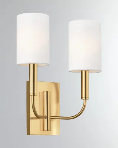 Visual Comfort Studio 2 - Light Wall Sconce Brianna By Ellen Degeneres In Burnished Brass