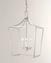 Visual Comfort Studio 3 - Light Lantern Southold By Chapman & Myers In Polished Nickel