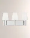 Visual Comfort Studio 3 - Light Vanity Beckham Classic By Thomas O'brien In Polished Nickel