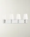 Visual Comfort Studio 4 - Light Vanity Beckham Classic By Thomas O'brien In Polished Nickel