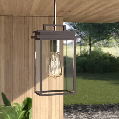 Visual Comfort Studio Antique Bronze 1 -bulb 13" H Outdoor Hanging Lantern