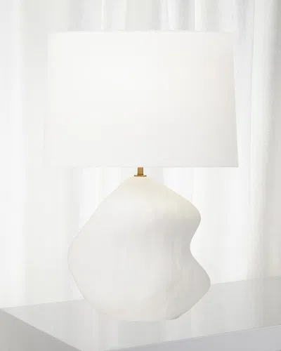 Visual Comfort Studio Broxton Table Lamp By Hable In Matte White Ceramic