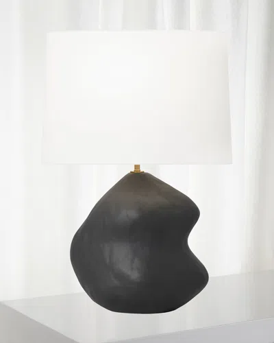 Visual Comfort Studio Broxton Table Lamp By Hable In Rough Black Ceramic
