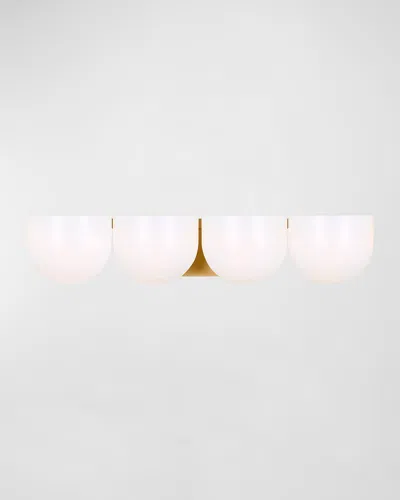 Visual Comfort Studio Cheverny Extra Large Vanity Light By Christiane Lemieux In Burnished Brass