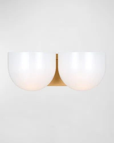 Visual Comfort Studio Cheverny Medium Vanity Light By Christiane Lemieux In Burnished Brass