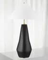 Visual Comfort Studio Contour Tall Table Lamp By Kelly Wearstler In Coal
