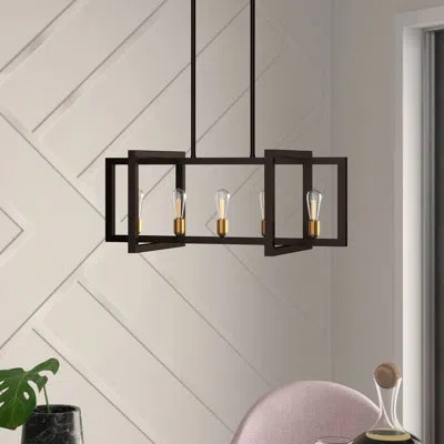 Visual Comfort Studio Finnegan 5 - Light Kitchen Island Linear Pendant