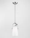 Visual Comfort Studio Hazel Mini Pendant By Lauren Ralph Lauren In Polished Nickel