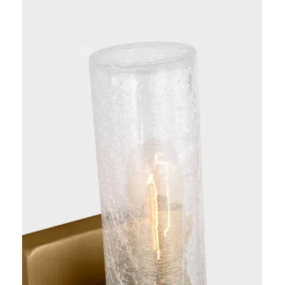 Visual Comfort Studio Keaton Two Light Vanity In Crackle,satin Brass