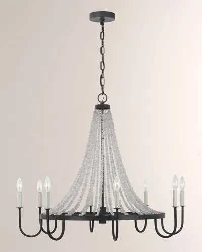 Visual Comfort Studio Leon Large Chandelier By Alexa Hampton In Dark Weathered Zinc