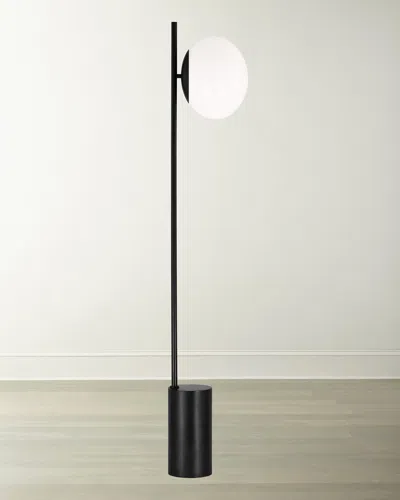 Visual Comfort Studio Lune Floor Lamp By Ellen Degeneres In Black