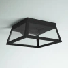 Visual Comfort Studio Outdoor Flush Mount In Black