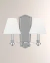 Visual Comfort Studio Paisley Double Sconce By Alexa Hampton In Polished Nickel