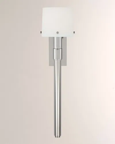 Visual Comfort Studio Palma Tall Sconce By Thomas O'brien In Polished Nickel